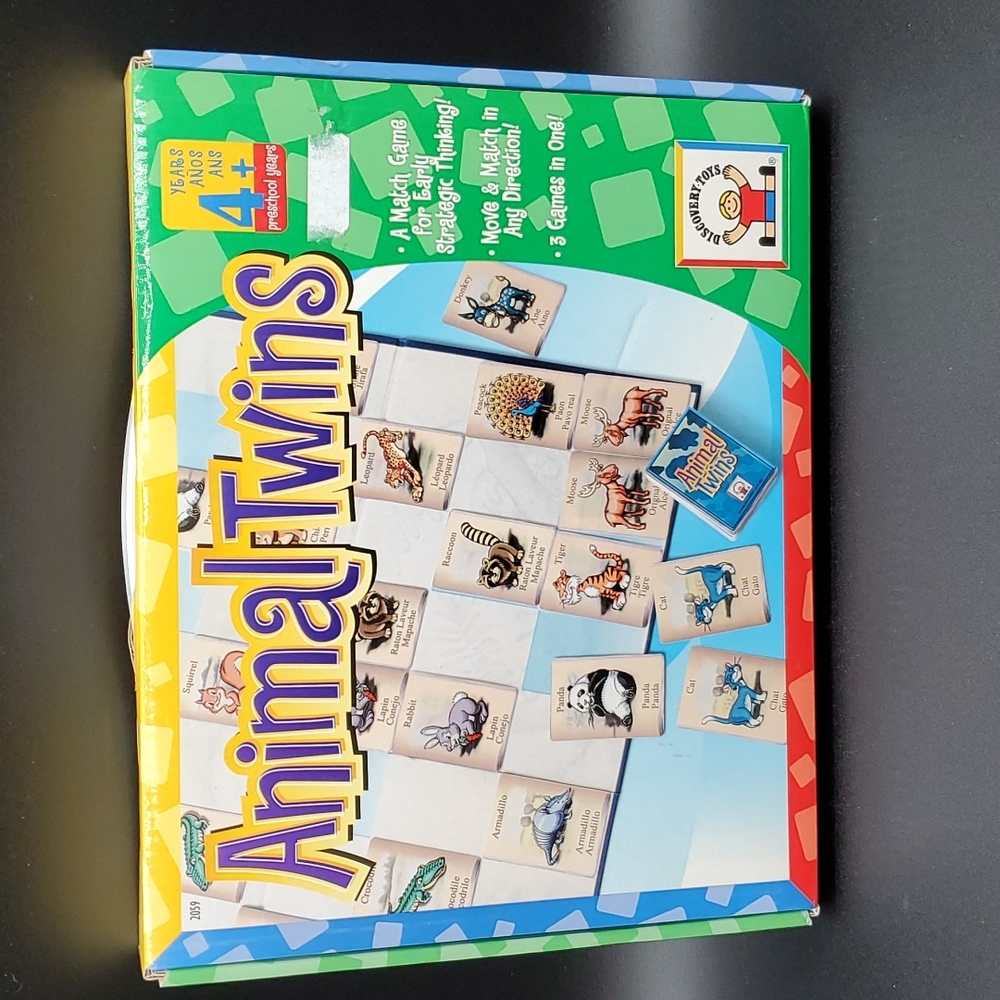 New Discovery Toys Animal Twins Matching Game